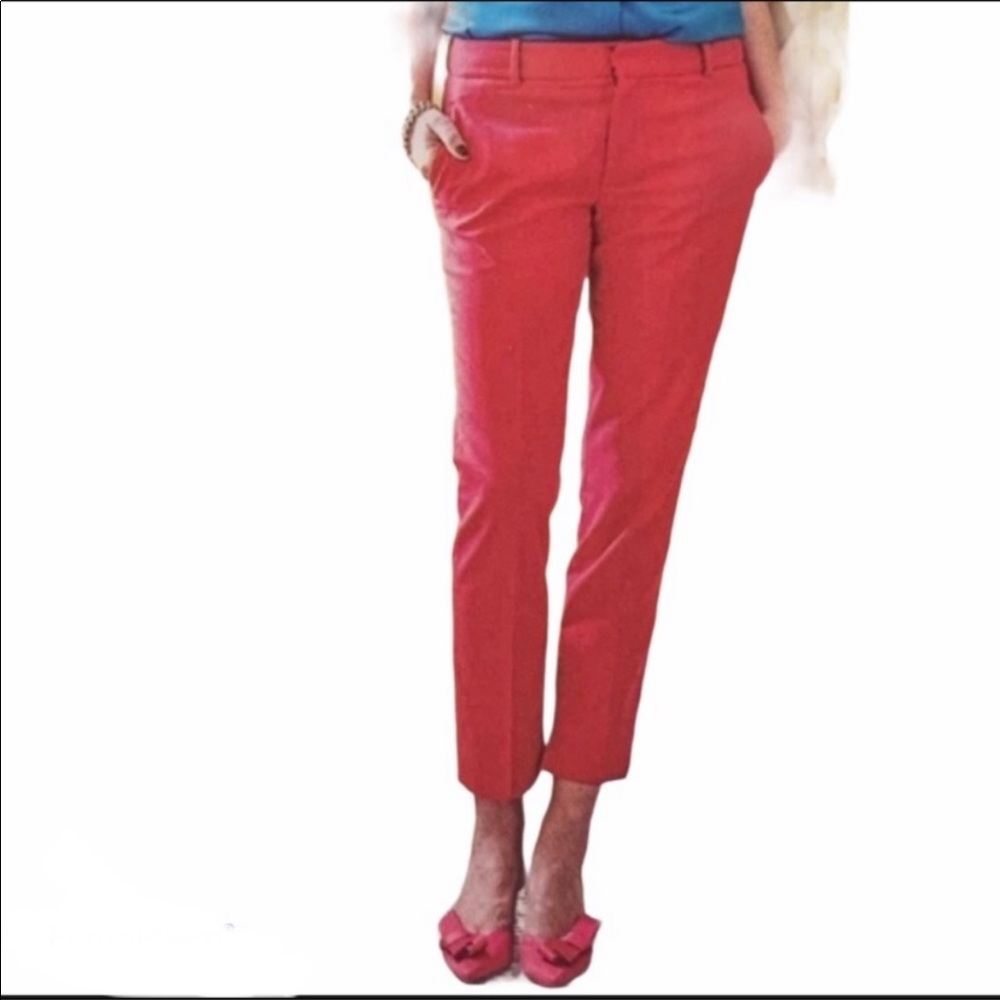 J Crew NAVY City Fit Stretch Chino Capri Size 6